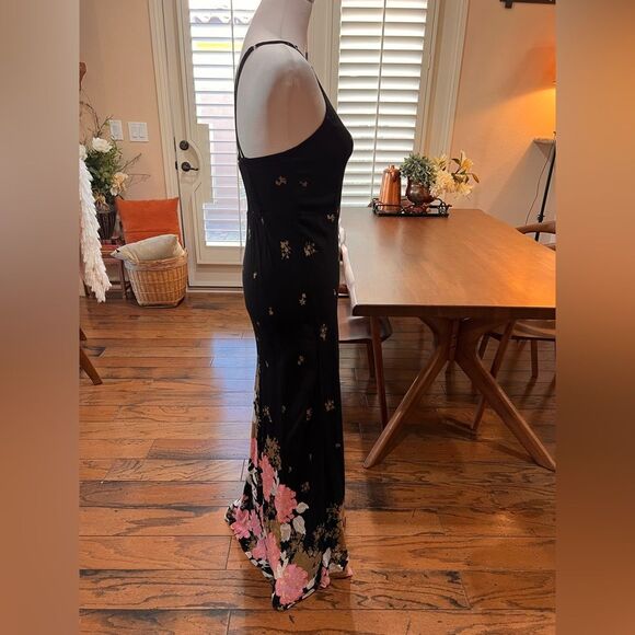 Free People Intimately Get To You Floral Lightweight Sleeveless Maxi Dress Sz S - Picture 4 of 12